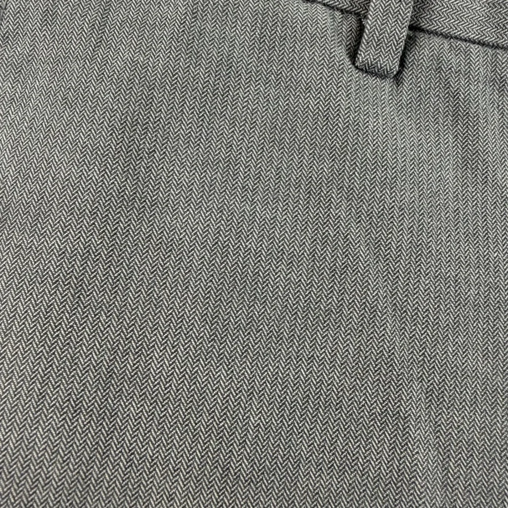 Banana Republic Aiden Fit Chinos Mens 34x30 Grey Excellent Herringbone Cotton